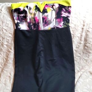 Strapless Midi Dress